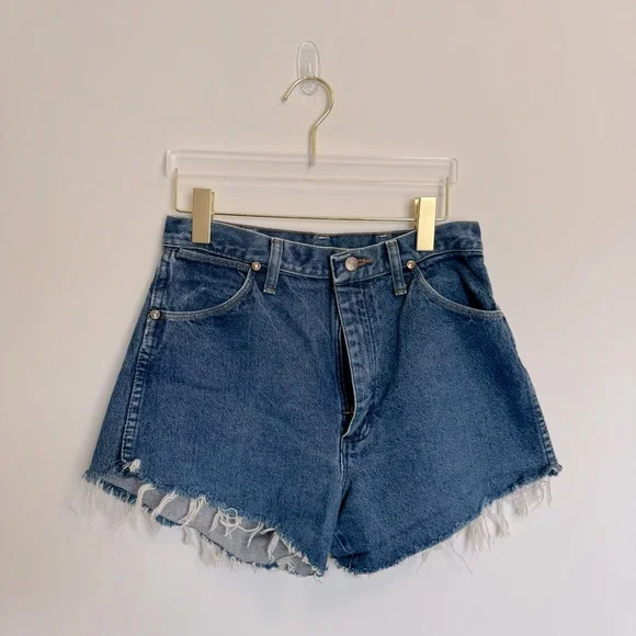 Vintage Wrangler High Rise Cut Off Shorts - Picture 1 of 10